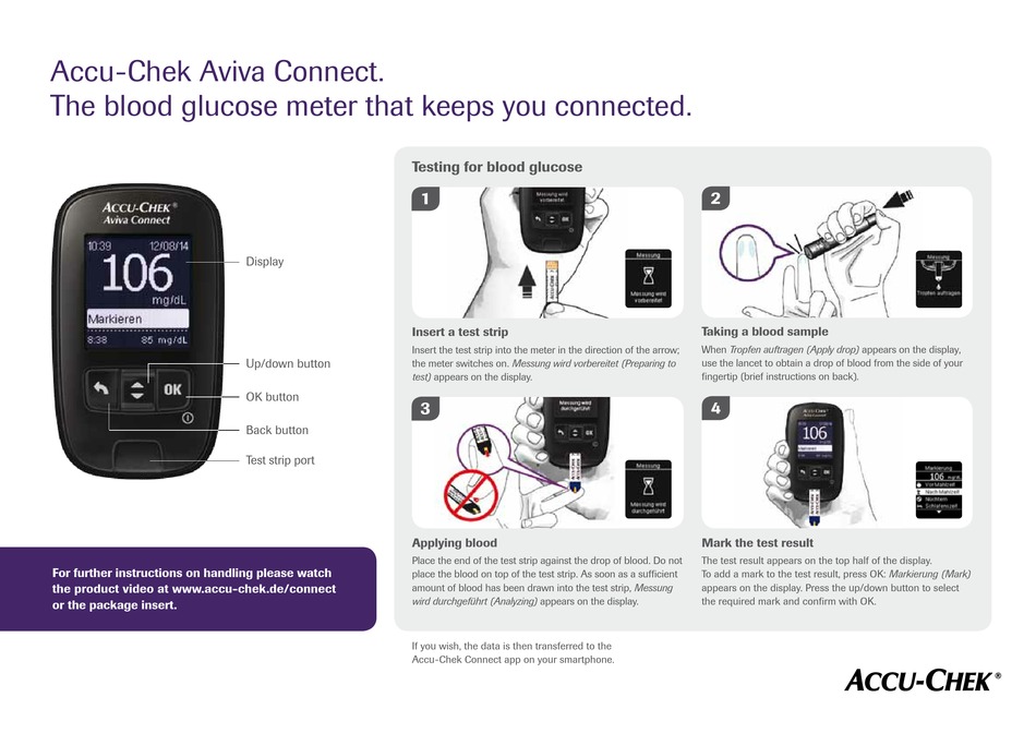 ROCHE ACCUCHEK AVIVA CONNECT MANUAL Pdf Download ManualsLib