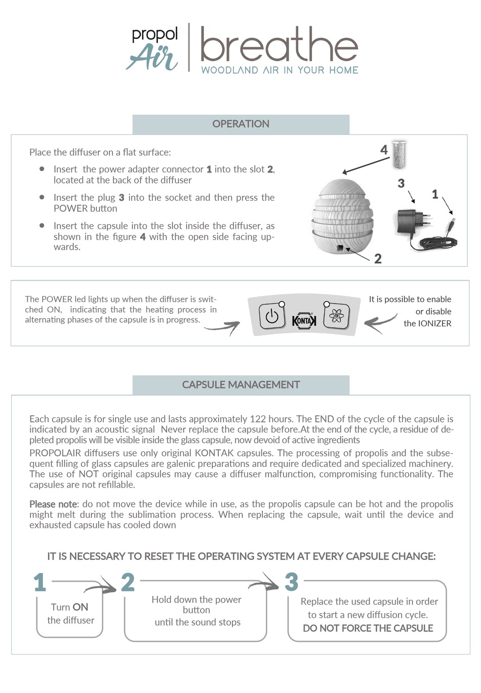 PROPOLAIR BREATHE MANUAL Pdf Download ManualsLib