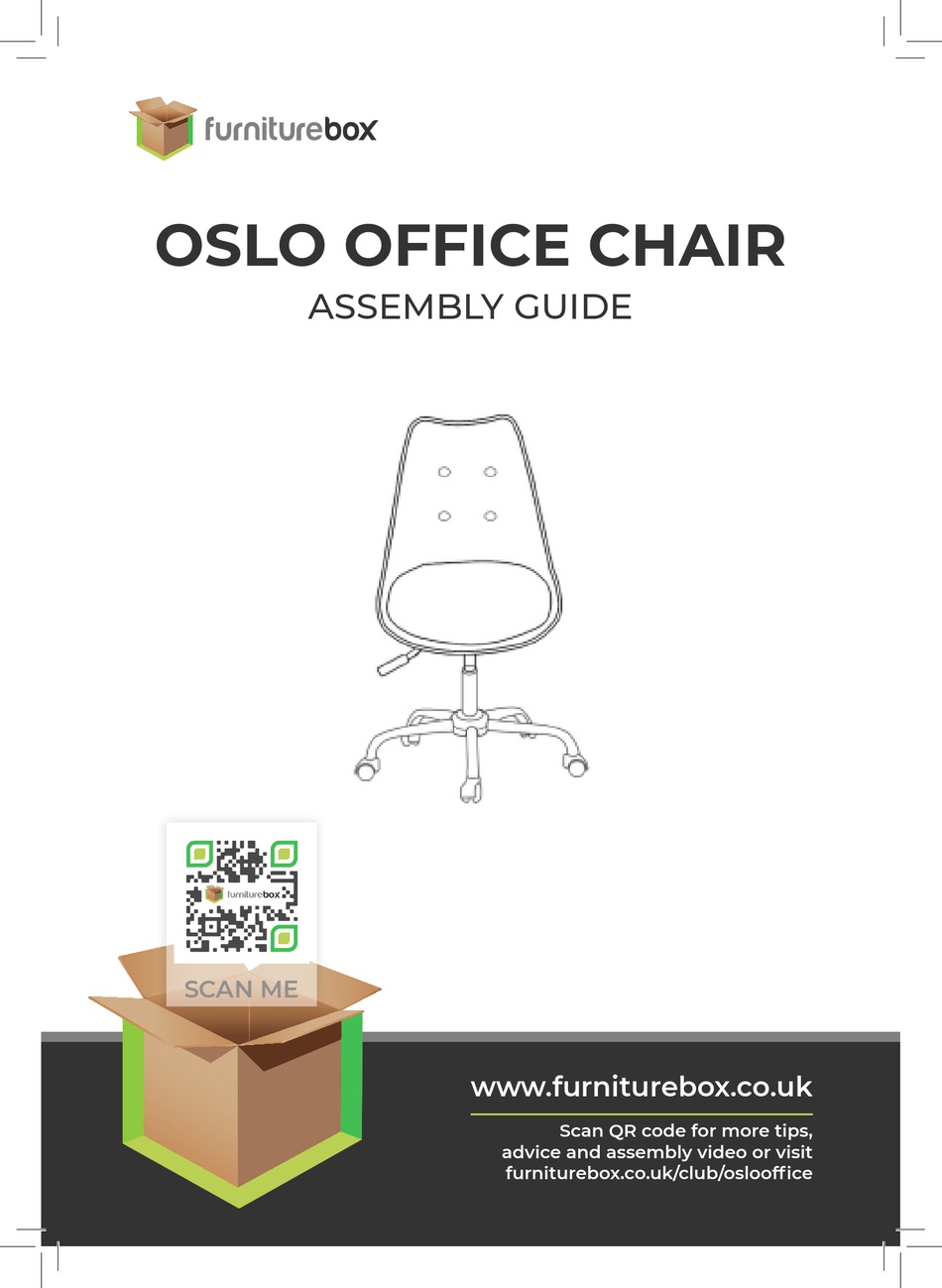 FURNITUREBOX OSLO OFFICE CHAIR ASSEMBLY MANUAL Pdf Download ManualsLib