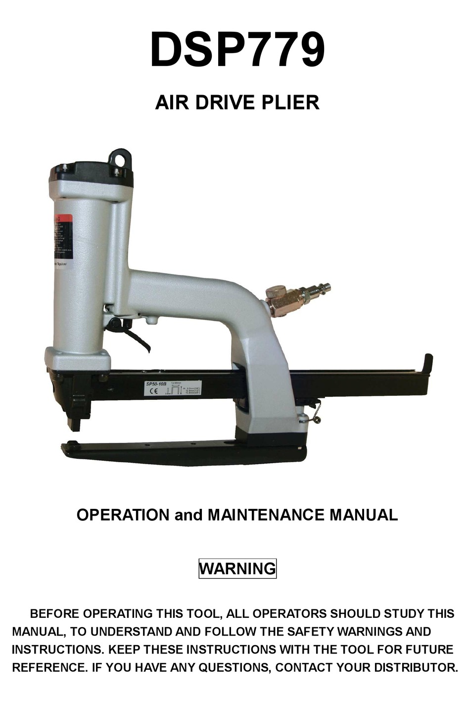 SPOTNAILS DSP779 OPERATION AND MAINTENANCE MANUAL Pdf Download ManualsLib