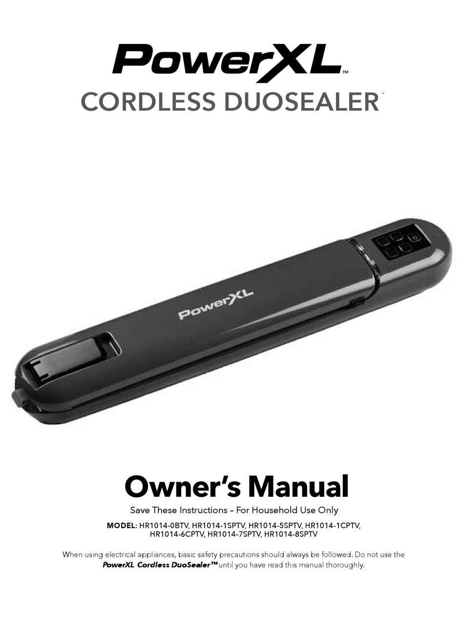 POWERXL HR10140BTV OWNER'S MANUAL Pdf Download ManualsLib