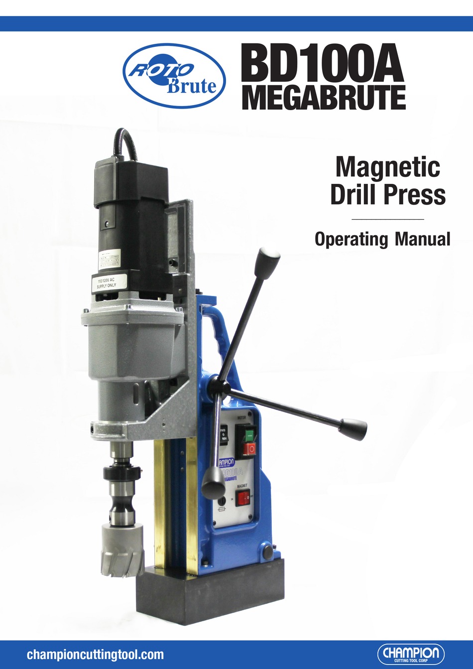 ROTO BRUTE MEGABRUTE BD100A OPERATING MANUAL Pdf Download ManualsLib
