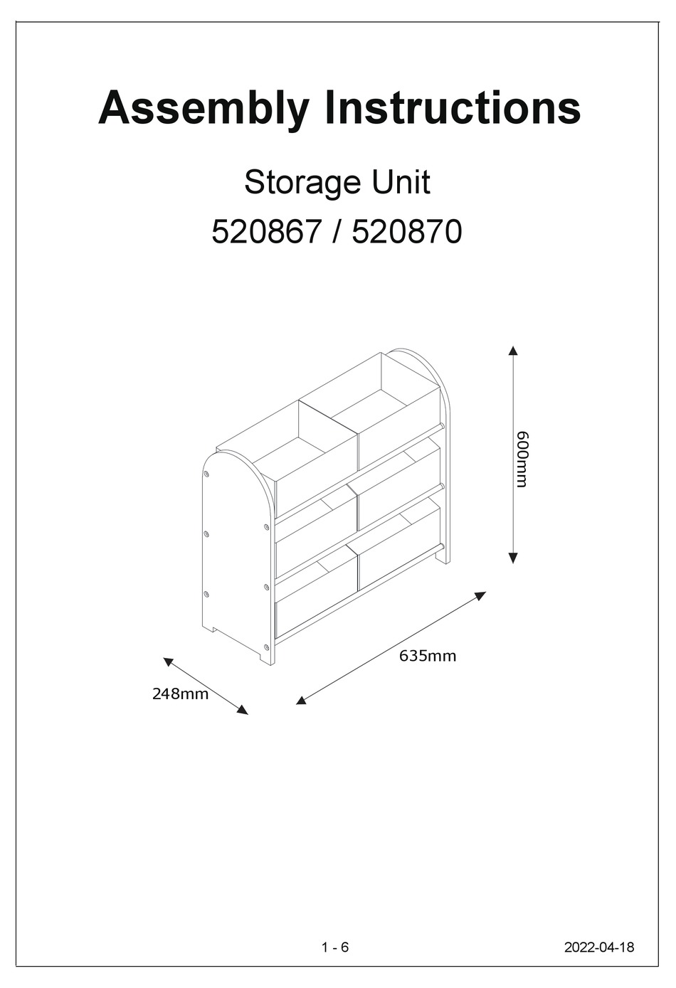 Boliving 520867 assembly instructions manual pdf download manualslib