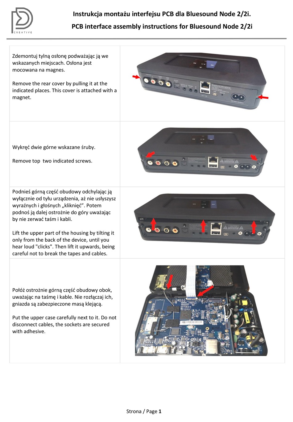 BLUESOUND NODE 2 ASSEMBLY INSTRUCTIONS Pdf Download ManualsLib