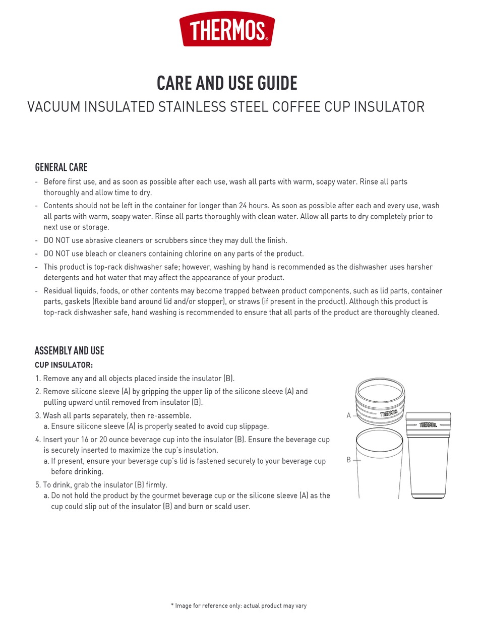 THERMOS JCF600SST6 CARE AND USE MANUAL Pdf Download ManualsLib