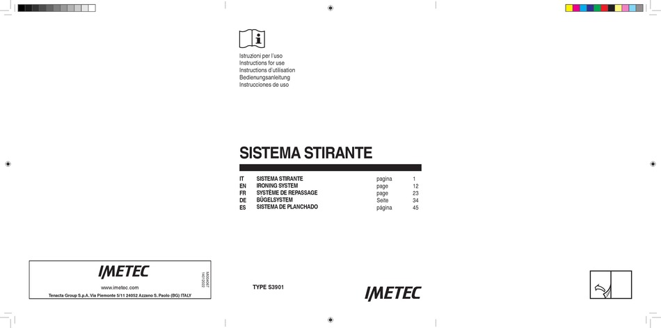 User manual Imetec ZeroCalc Eco (English - 72 pages)