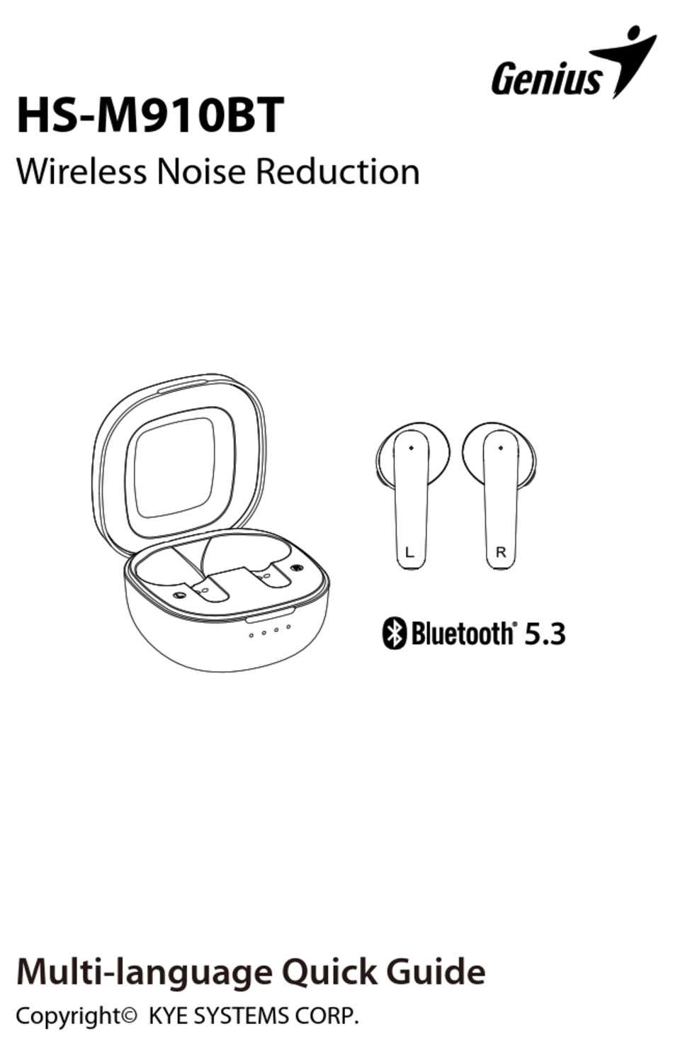 GENIUS HSM910BT QUICK MANUAL Pdf Download ManualsLib