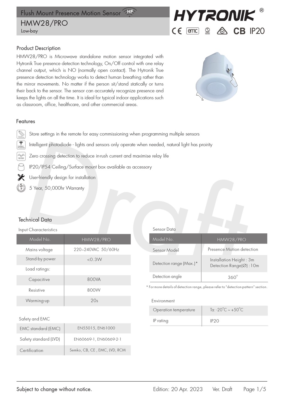 HYTRONIK HMW28/PRO MANUAL Pdf Download | ManualsLib