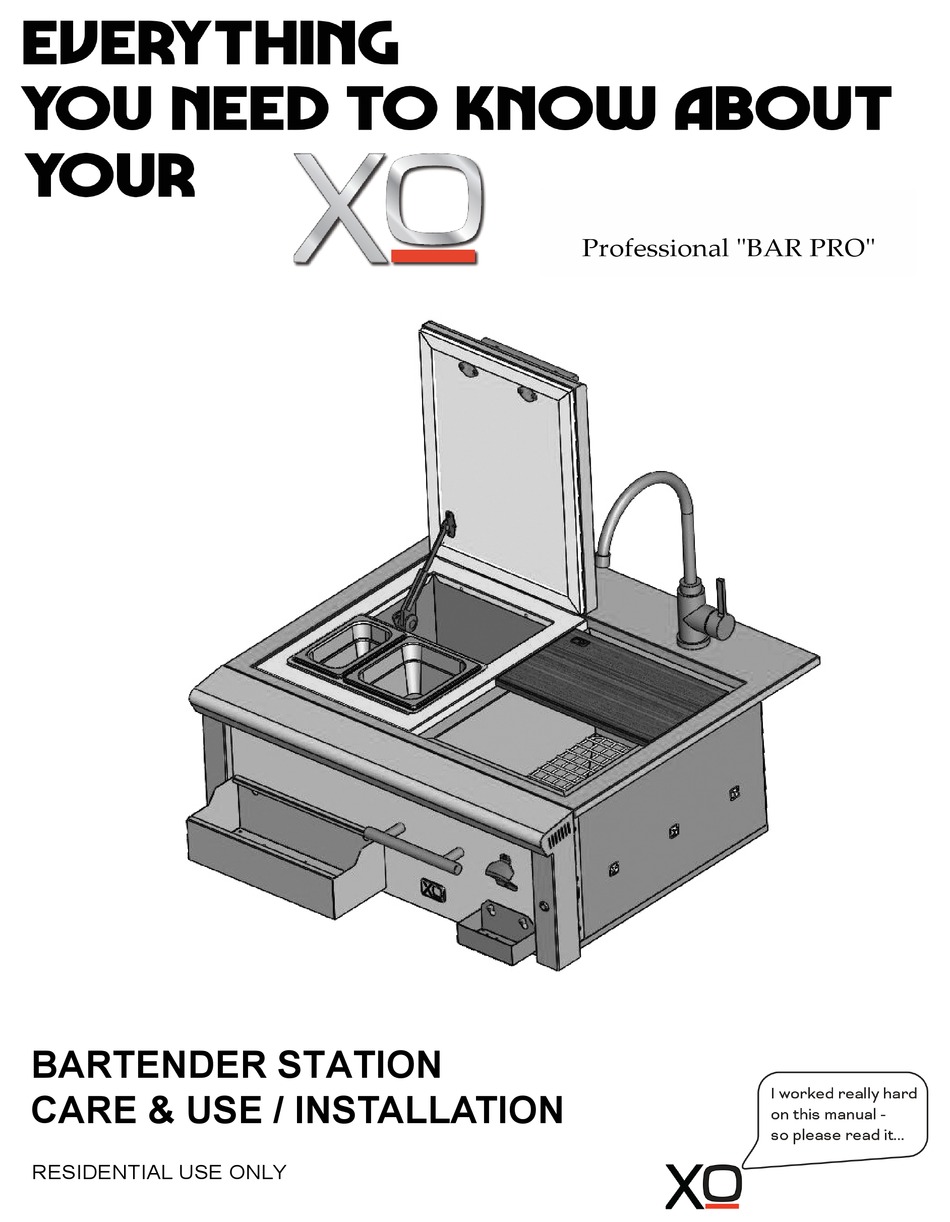 XO BAR PRO CARE & USE/INSTALLATION MANUAL Pdf Download ManualsLib