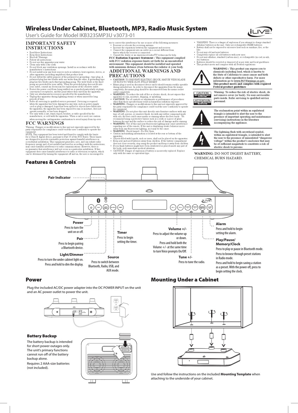 ILIVE IKB323SMP3U USER MANUAL Pdf Download ManualsLib