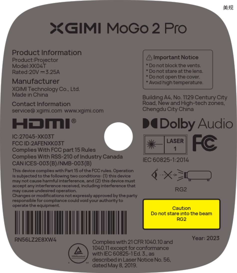 XGIMI MOGO 2 PRO MANUAL Pdf Download ManualsLib