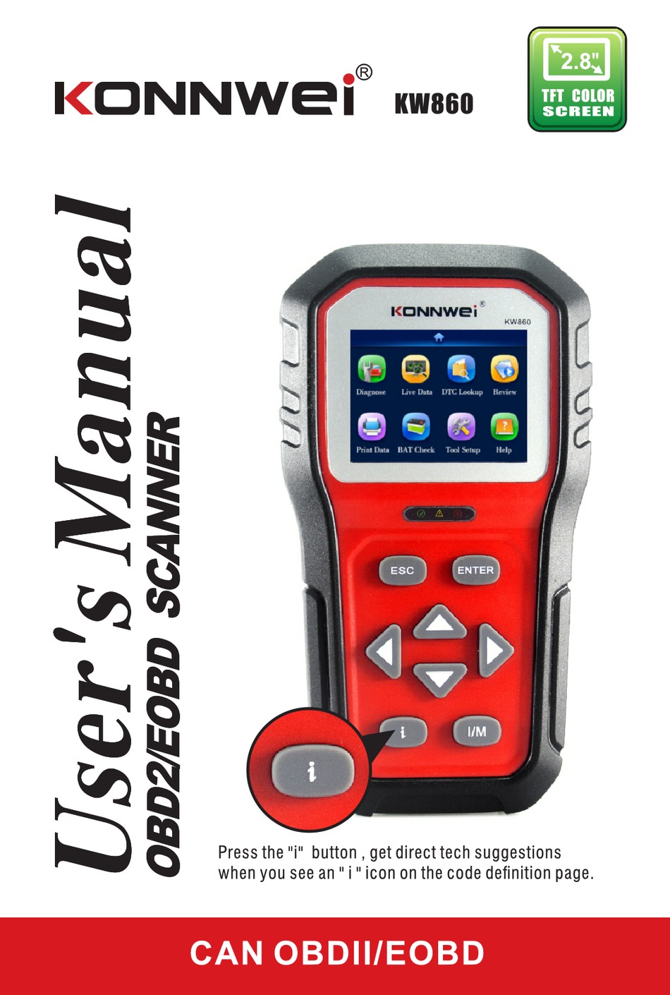 KONNWEI KW860 USER MANUAL Pdf Download | ManualsLib