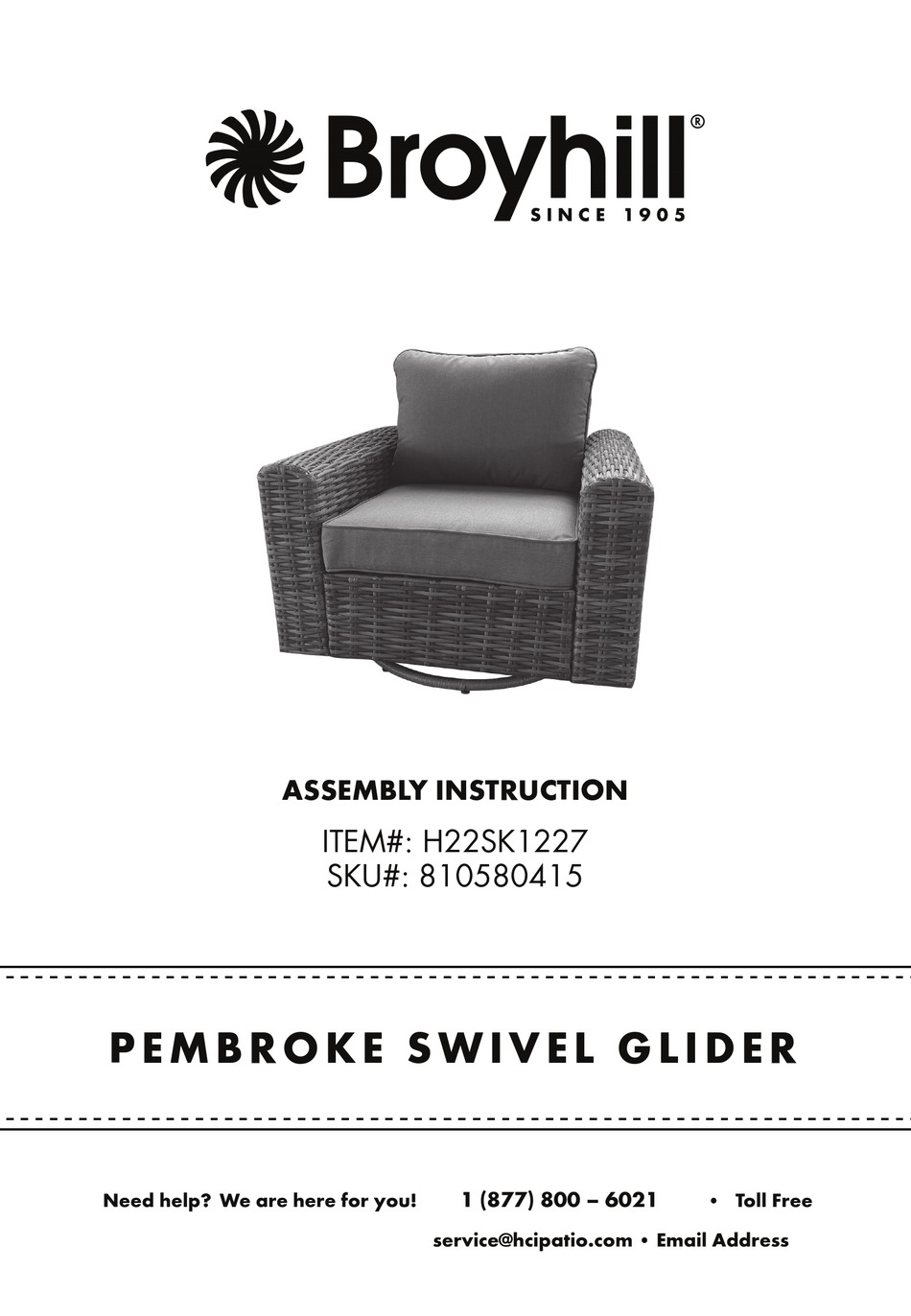 BROYHILL H22SK1227 ASSEMBLY INSTRUCTION MANUAL Pdf Download ManualsLib