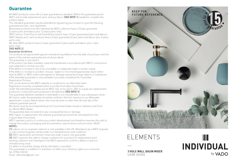 VADO INDIVIDUAL USER MANUAL Pdf Download ManualsLib