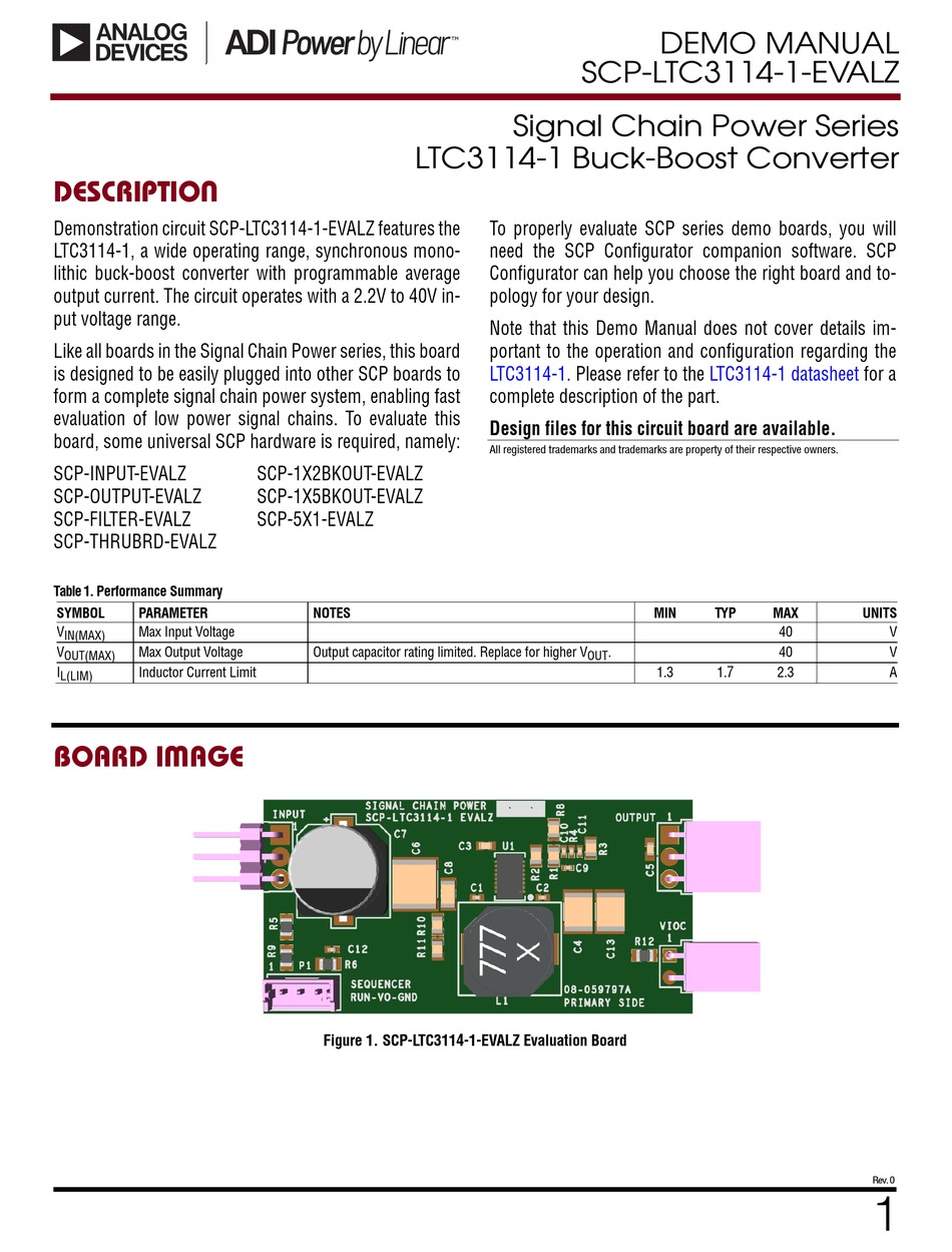 ANALOG DEVICES LINEAR LTC31141 DEMO MANUAL Pdf Download ManualsLib