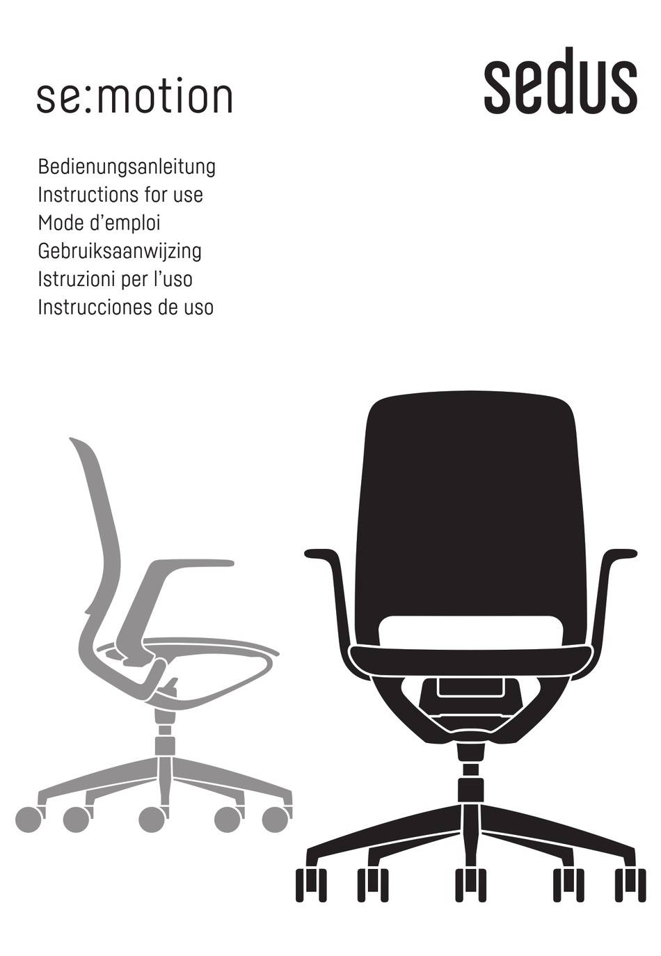 SEDUS SEMOTION EM801 INSTRUCTIONS FOR USE MANUAL Pdf Download