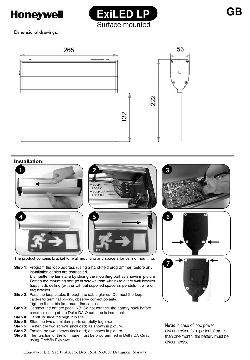 HONEYWELL EXILED LP QUICK START MANUAL Pdf Download ManualsLib