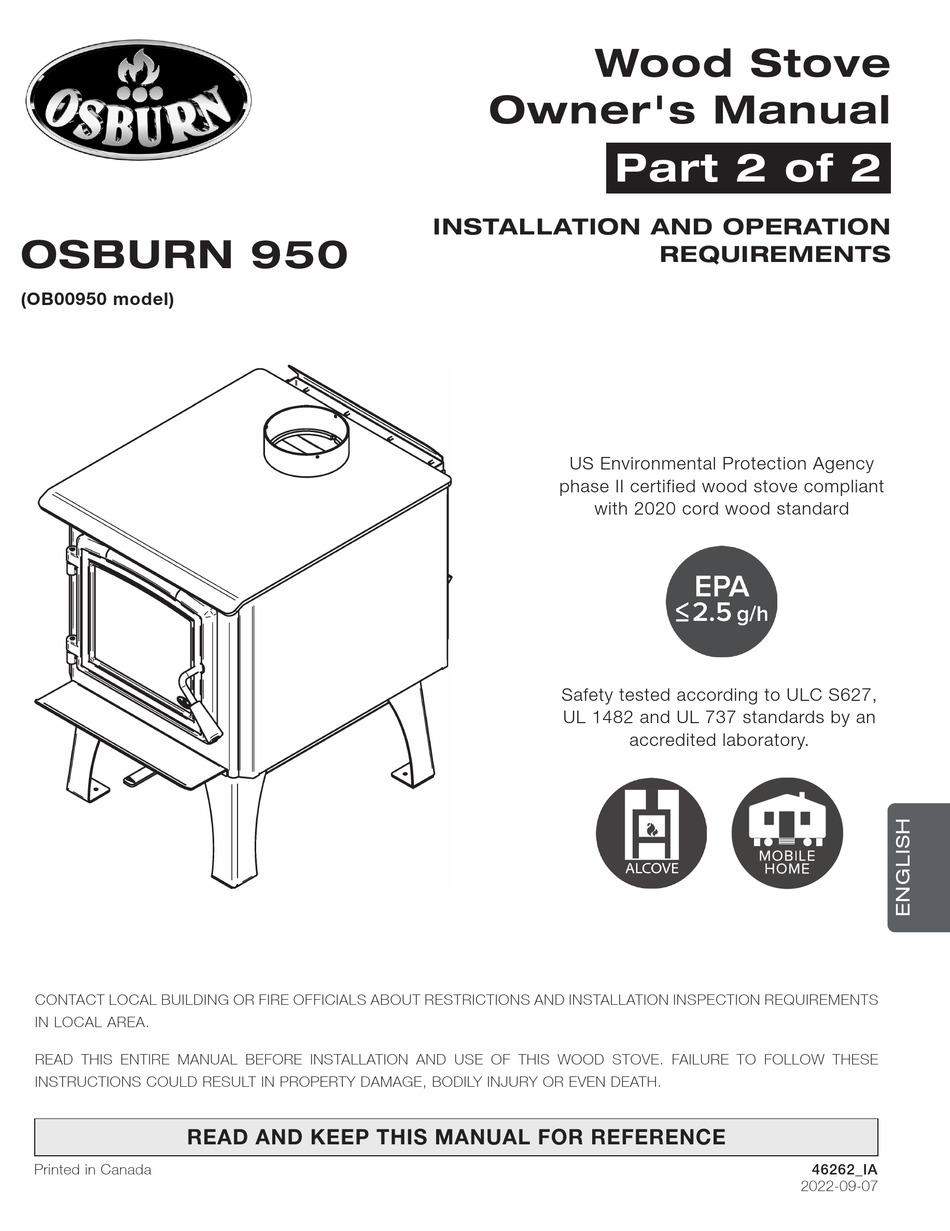 OSBURN 950 OWNER
