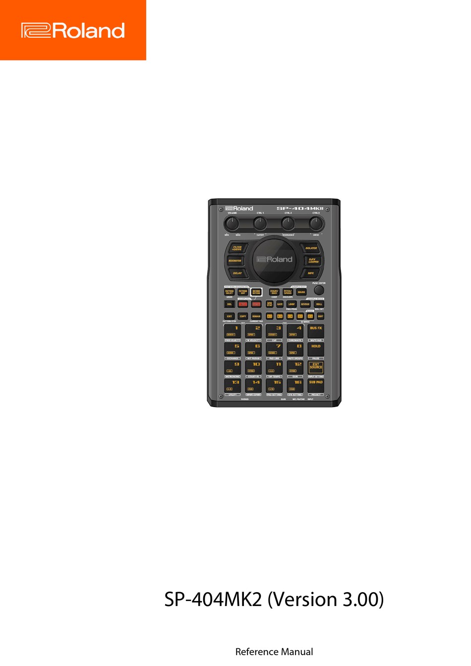 ROLAND SP404MKII MANUAL Pdf Download ManualsLib