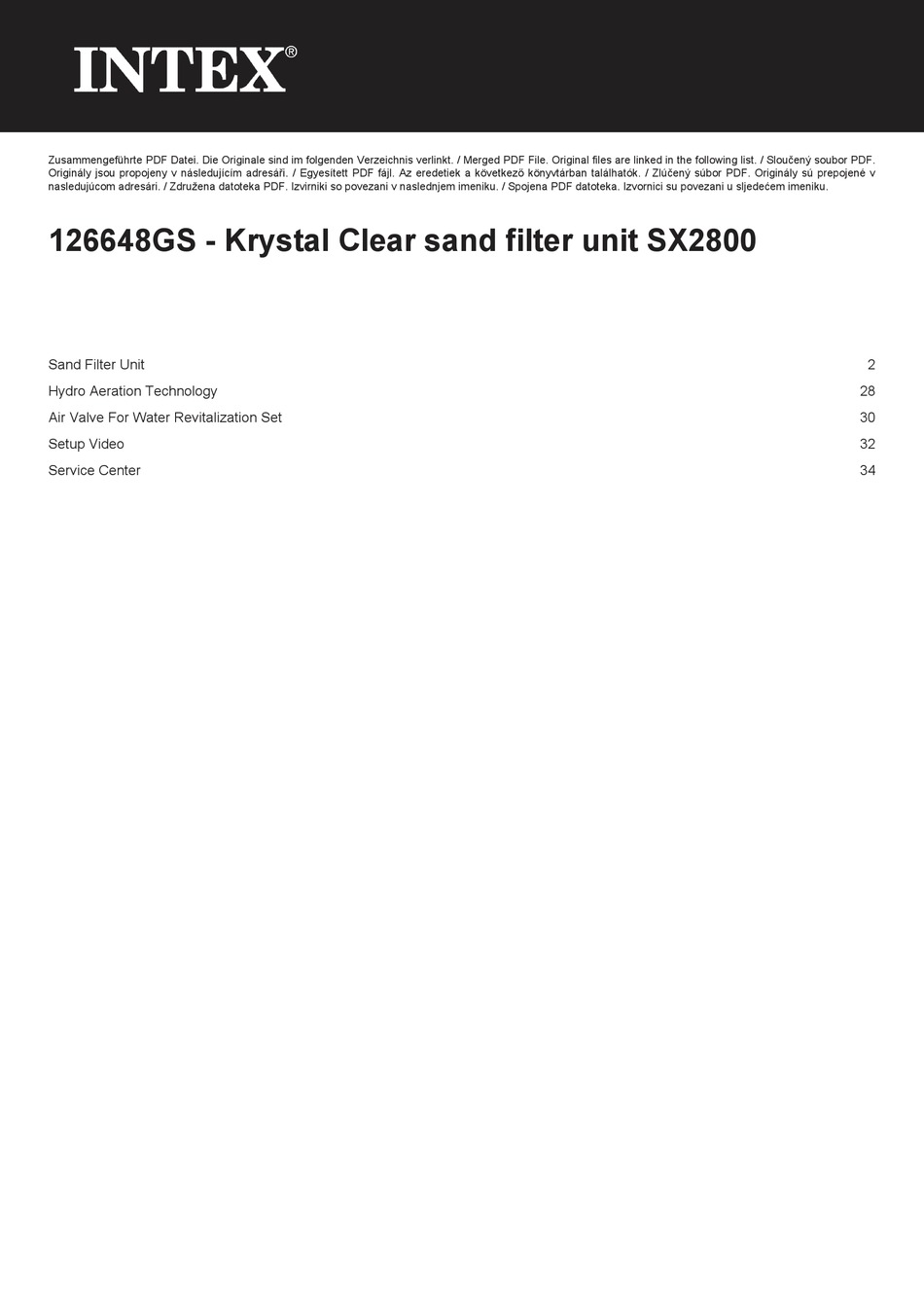 Intex Krystal Clear Sx Owner S Manual Pdf Download Manualslib