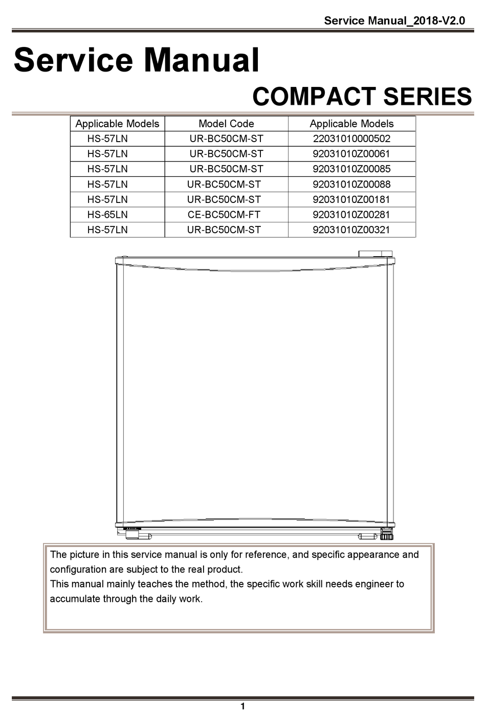 MIDEA COMPACT HS-57LN SERVICE MANUAL Pdf Download | ManualsLib