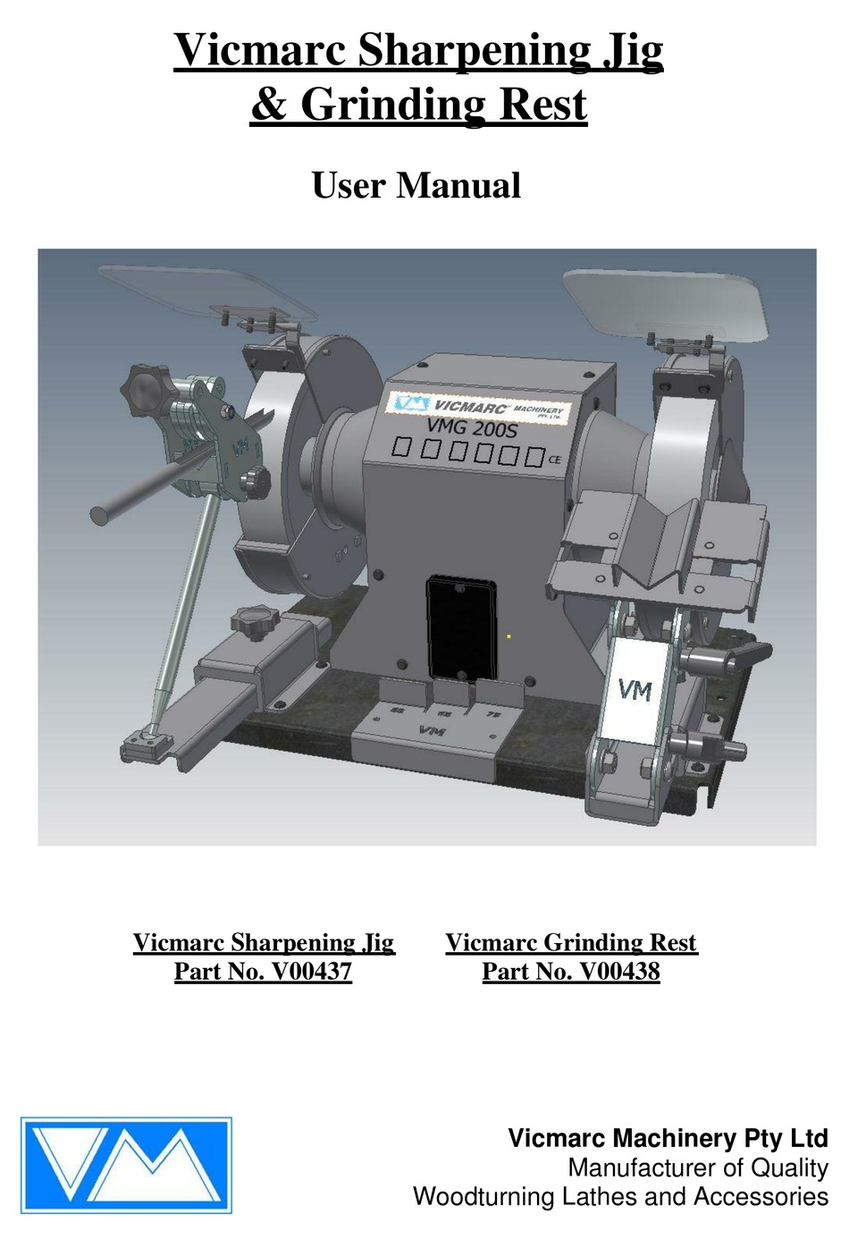 VICMARC MACHINERY V00437 USER MANUAL Pdf Download ManualsLib