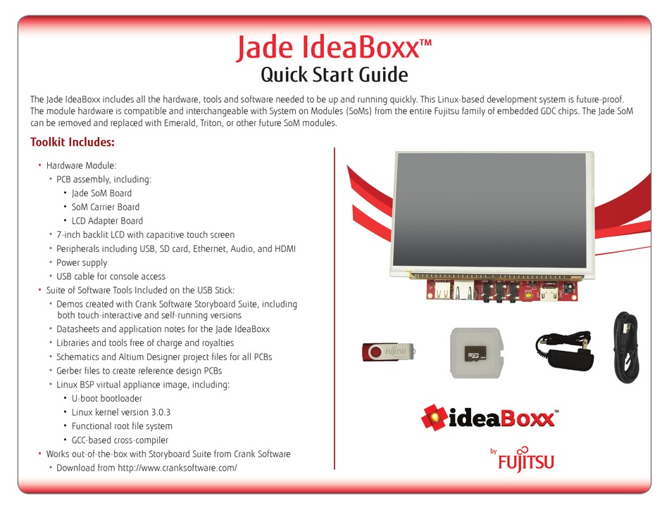 FUJITSU IDEABOXX JADE QUICK START MANUAL Pdf Download ManualsLib