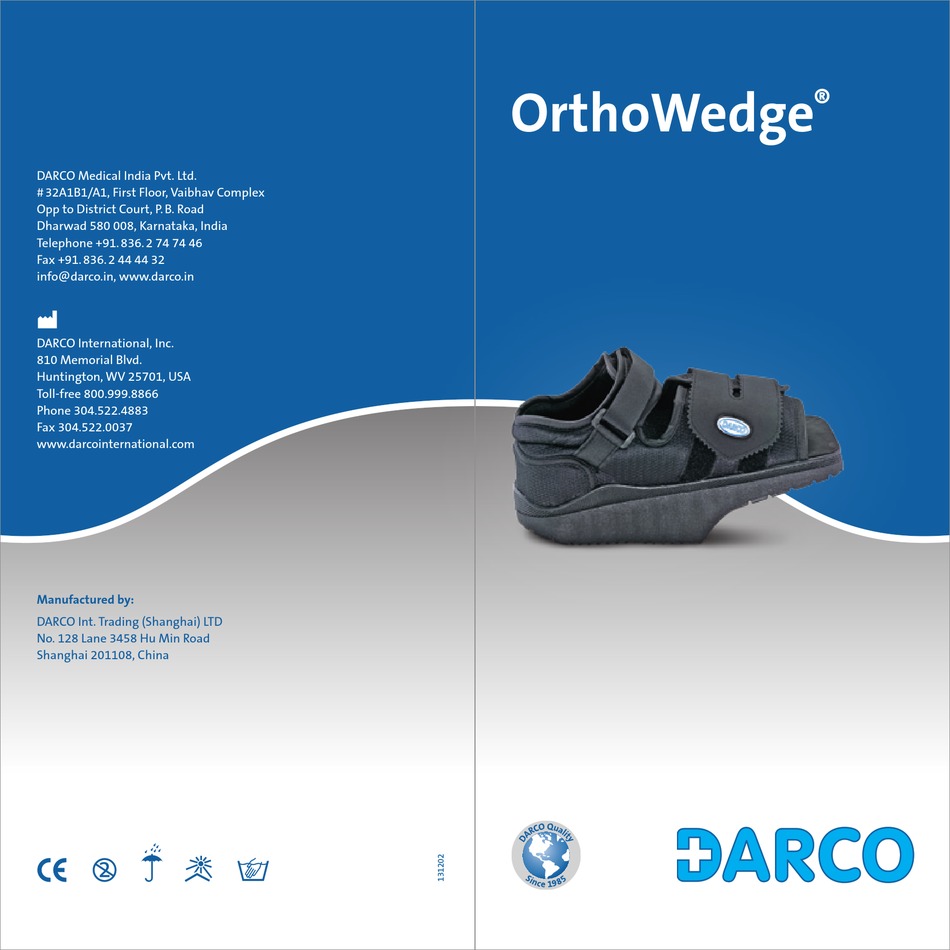 DARCO ORTHOWEDGE INSTRUCTIONS FOR USE Pdf Download ManualsLib