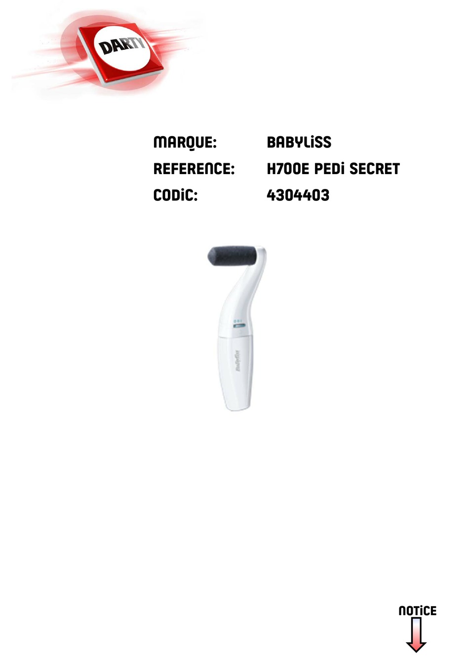 BABYLISS PEDI SECRET PRECISION MANUAL Pdf Download | ManualsLib