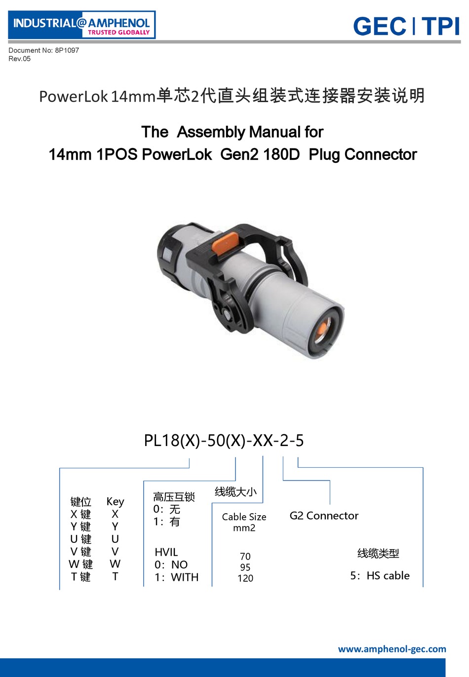 AMPHENOL PL18 50 SERIES ASSEMBLY MANUAL Pdf Download ManualsLib