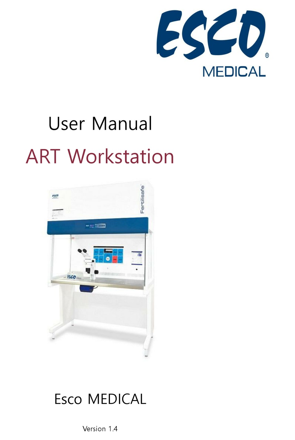 ESCO MEDICAL ART WORKSTATION USER MANUAL Pdf Download ManualsLib