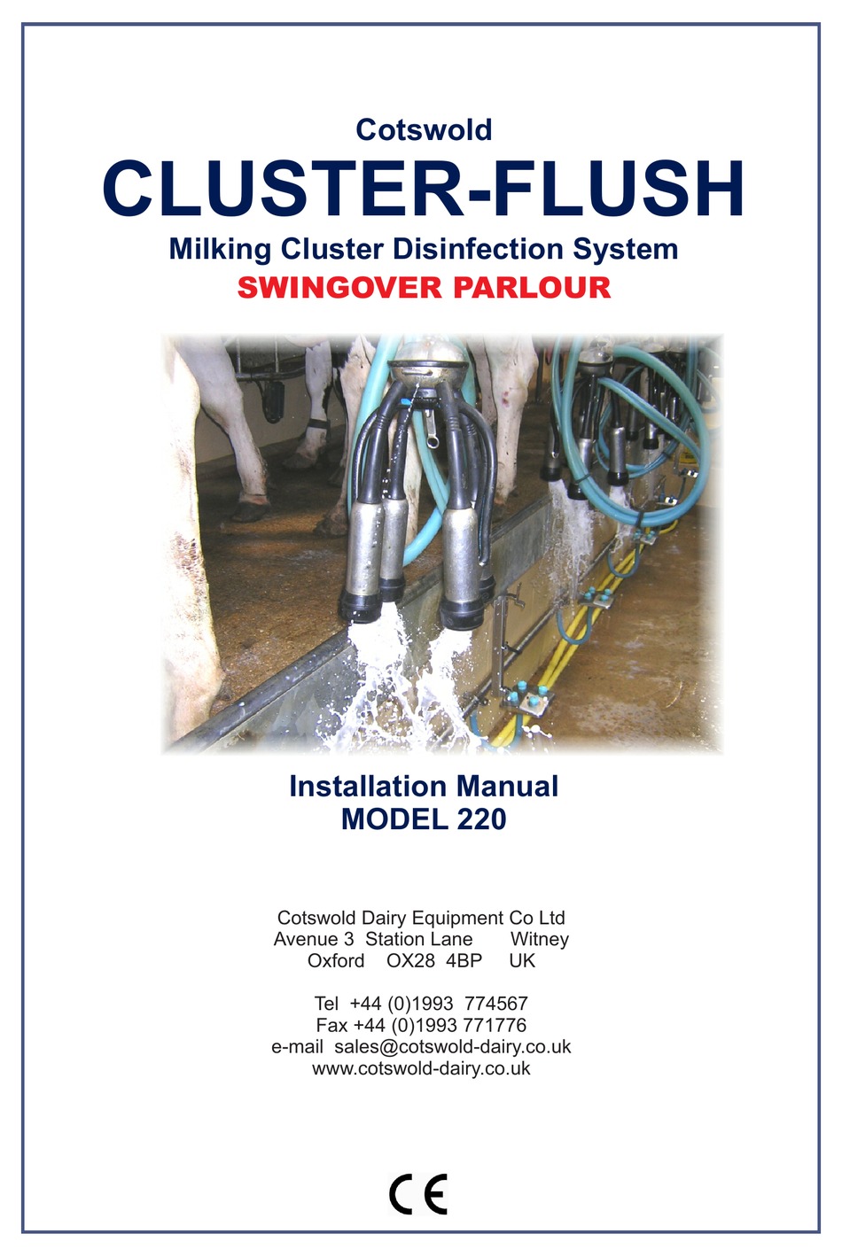 COTSWOLD CLUSTERFLUSH 220 INSTALLATION MANUAL Pdf Download ManualsLib