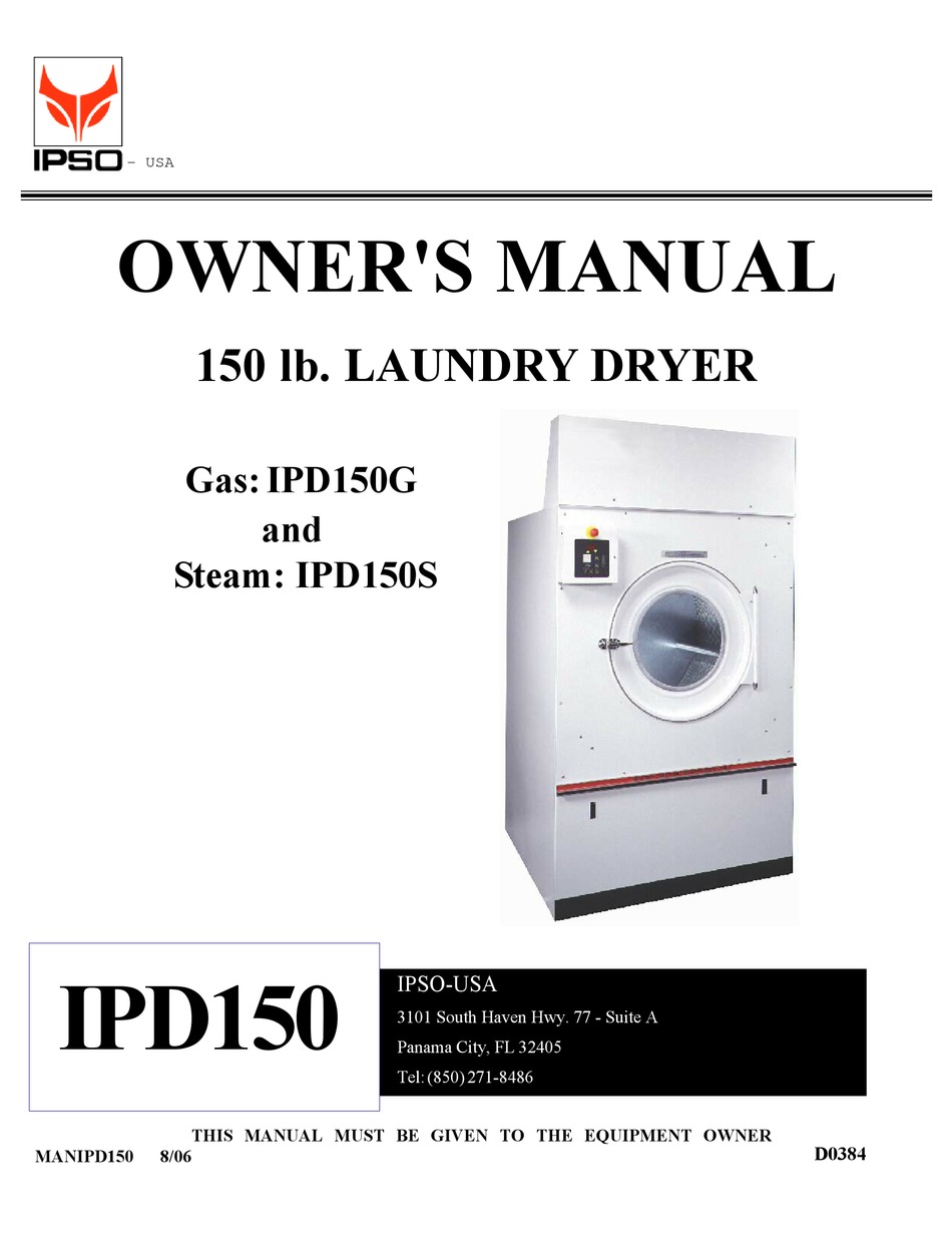 IPSO IPD150G OWNER