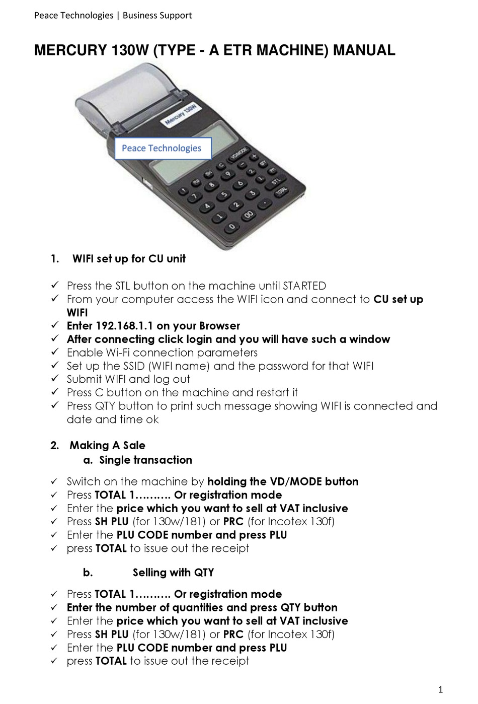 MERCURY 130W MANUAL Pdf Download ManualsLib