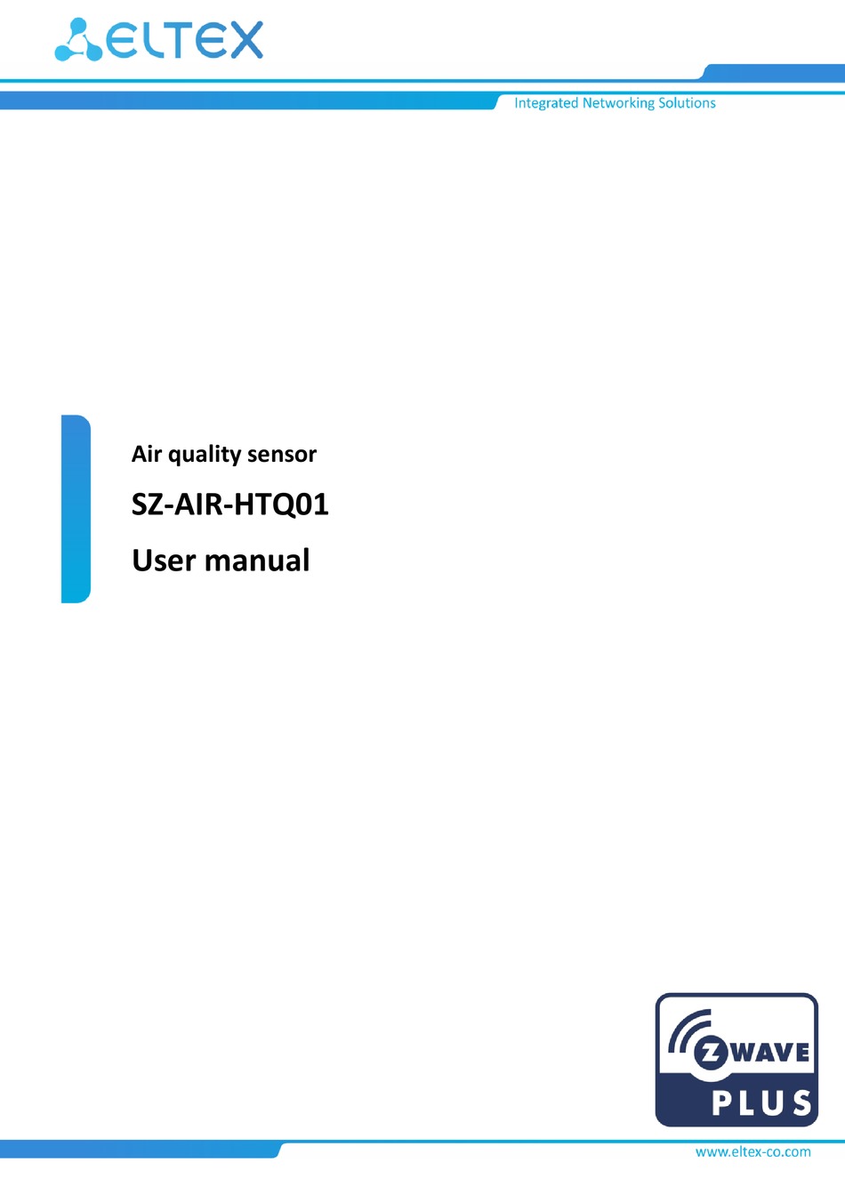 ELTEX ZWAVE PLUS SZ-AIR-HTQ01 USER MANUAL Pdf Download | ManualsLib