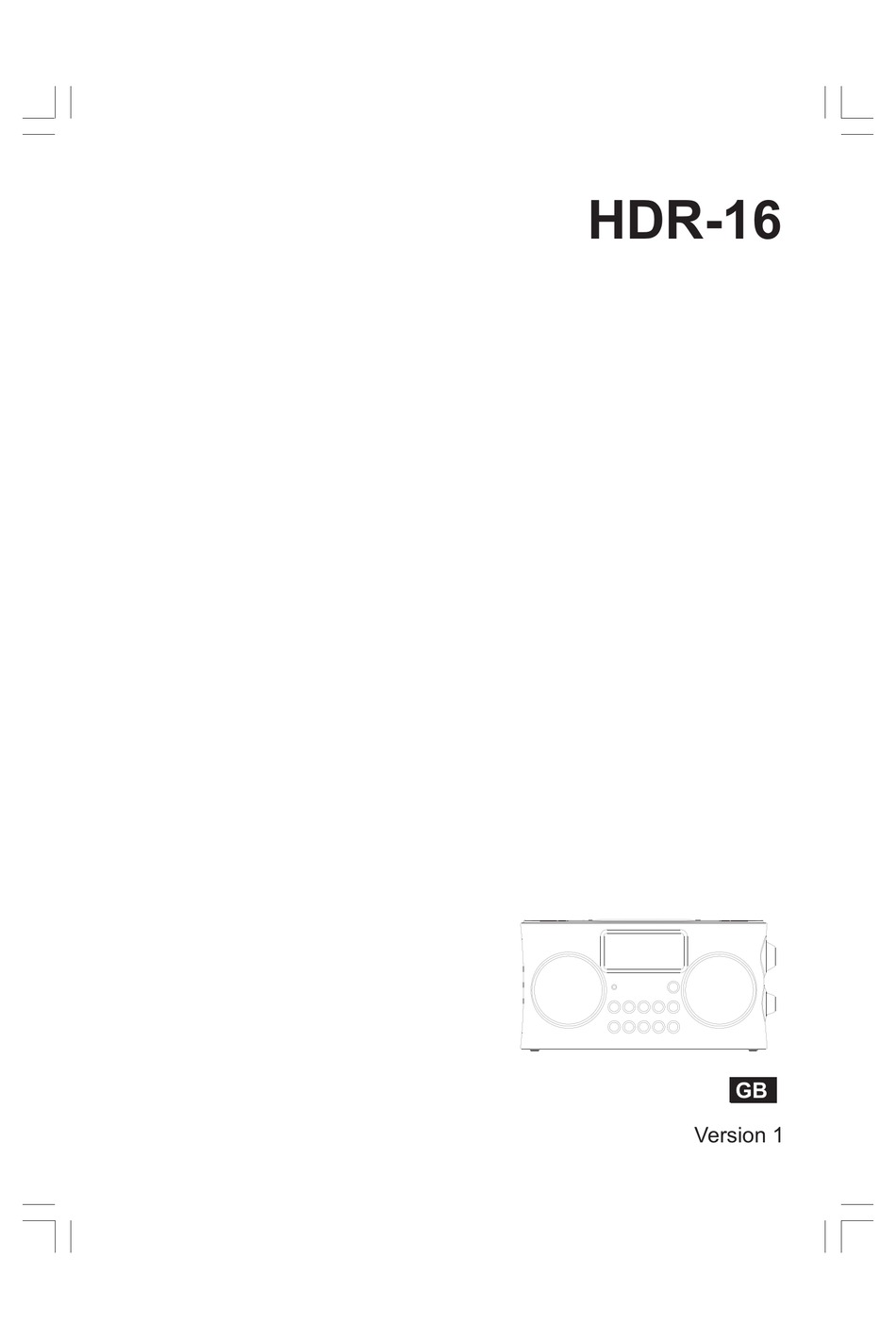 HD RADIO HDR16 QUICK START MANUAL Pdf Download ManualsLib