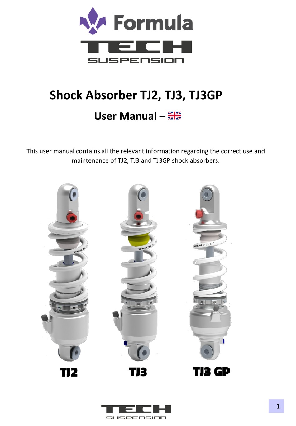 FORMULA TECH SUSPENSION TJ2 USER MANUAL Pdf Download ManualsLib