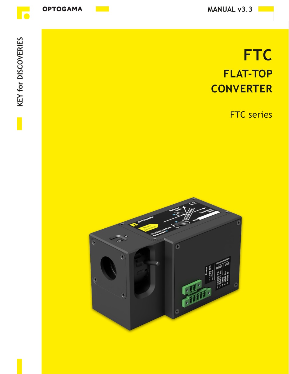 OPTOGAMA FTC SERIES MANUAL Pdf Download ManualsLib
