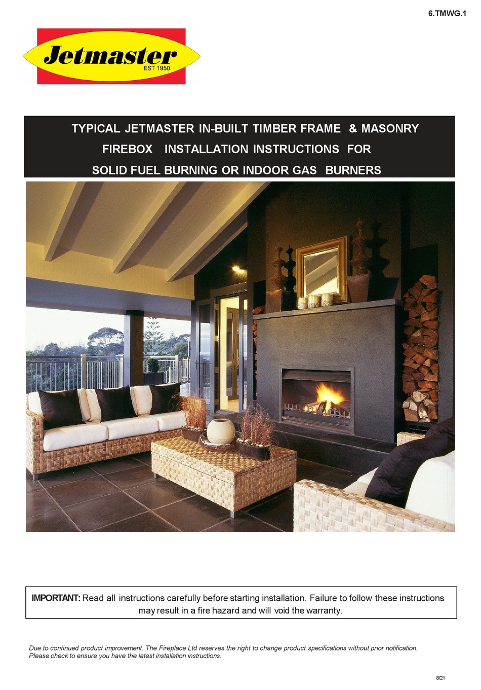 JETMASTER 700 INSTALLATION INSTRUCTIONS MANUAL Pdf Download ManualsLib