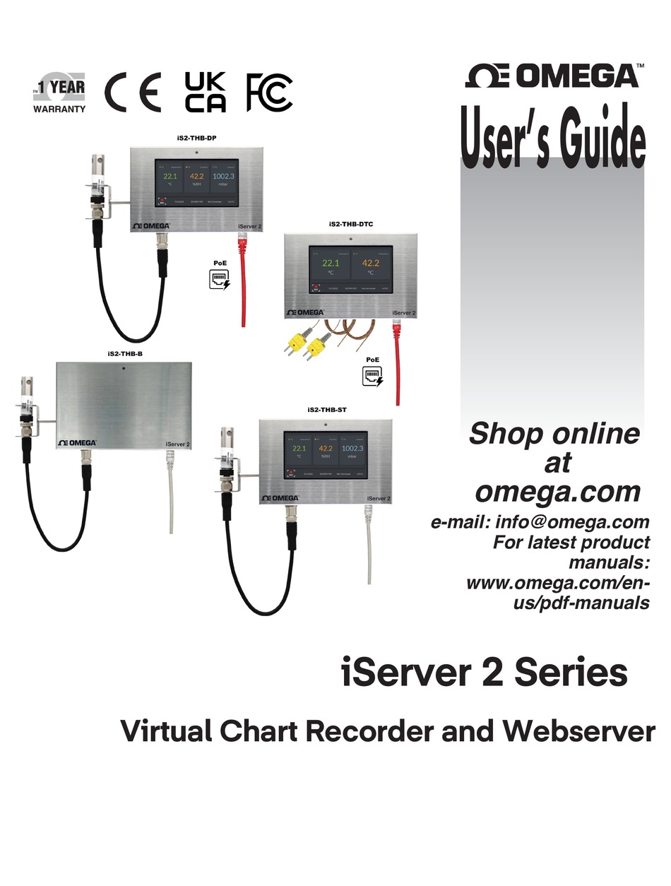 OMEGA ISERVER 2 SERIES USER MANUAL Pdf Download ManualsLib