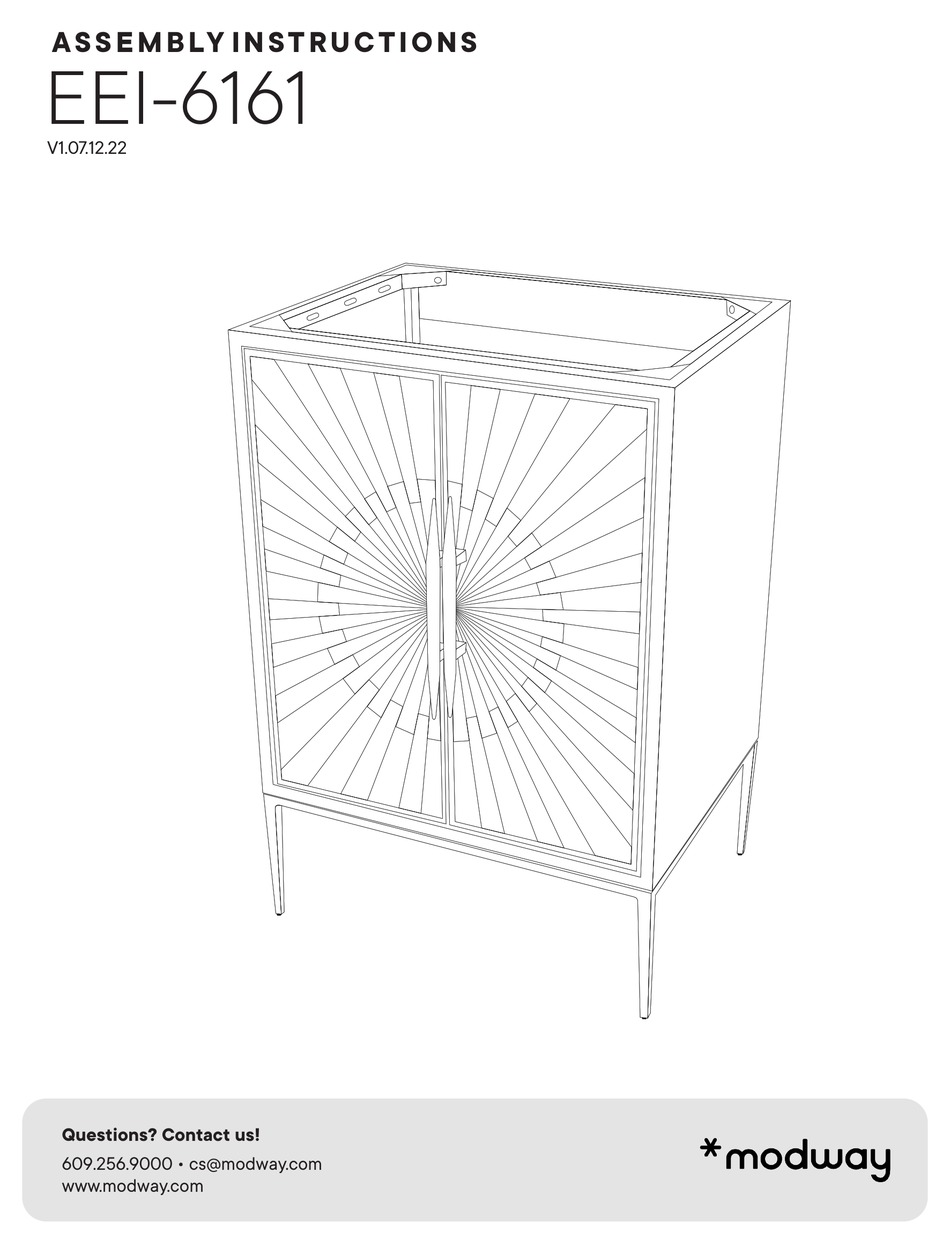 MODWAY AWAKEN EEI6161 ASSEMBLY INSTRUCTIONS MANUAL Pdf Download ManualsLib