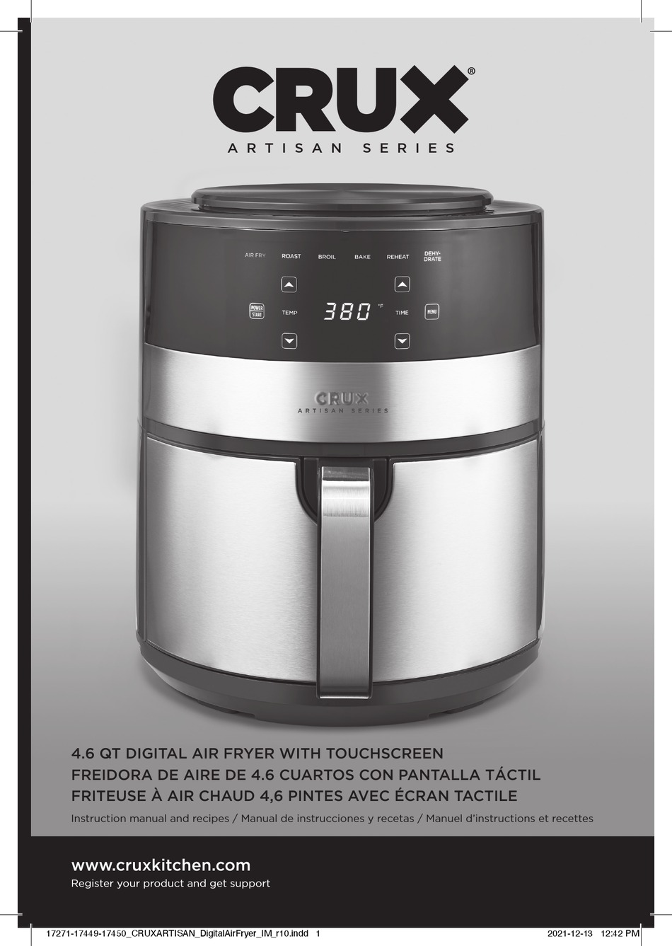 CRUX ARTISAN SERIES MANUAL Pdf Download ManualsLib