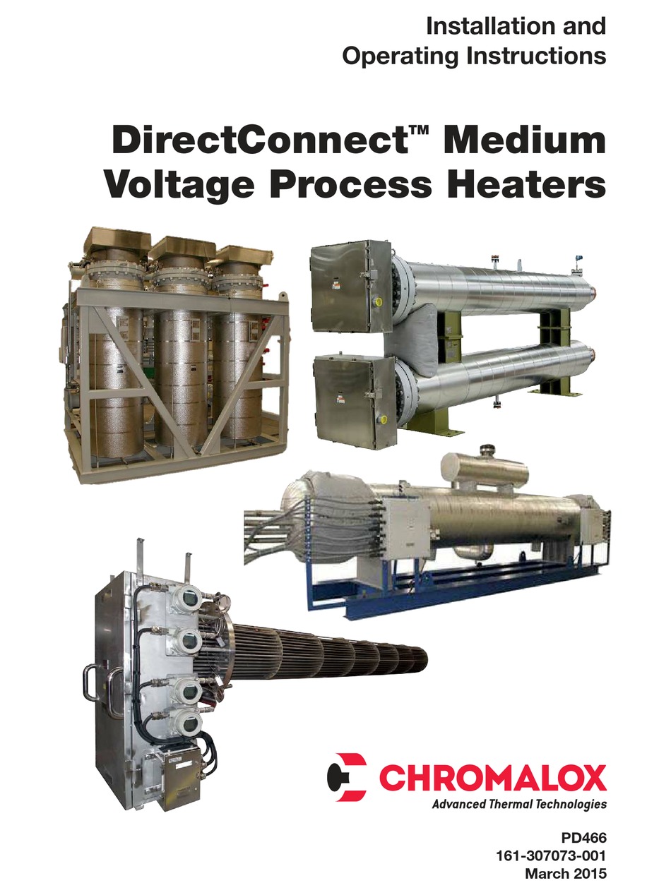 CHROMALOX DIRECTCONNECT INSTALLATION AND OPERATING INSTRUCTIONS MANUAL