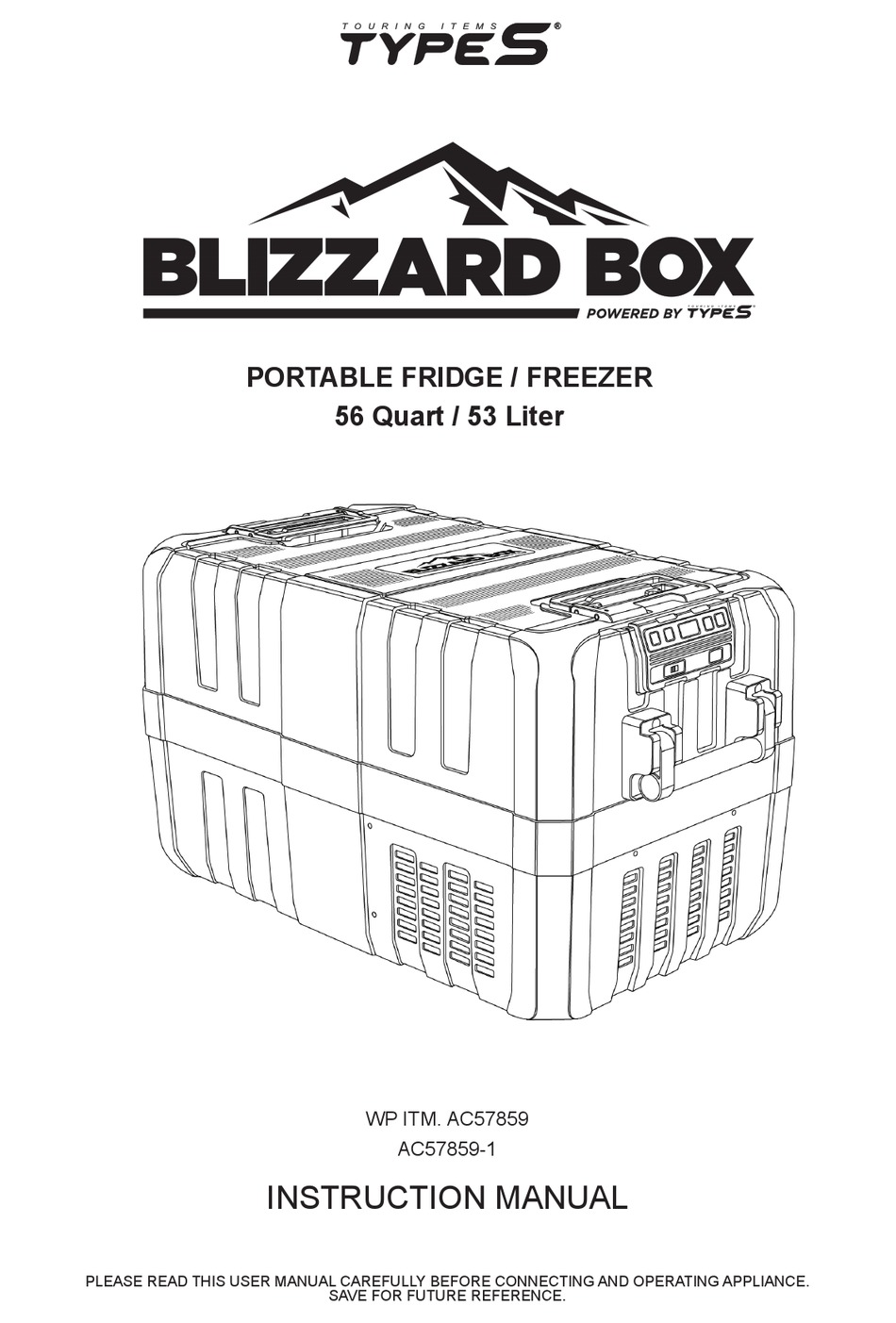 TYPE S BLIZZARD BOX AC57859 INSTRUCTION MANUAL Pdf Download | ManualsLib