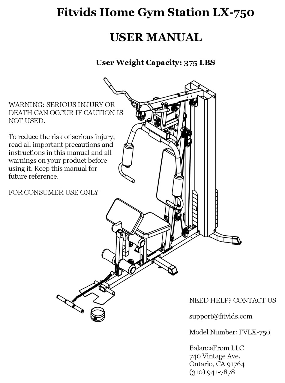 BALANCEFROM LX750 USER MANUAL Pdf Download ManualsLib