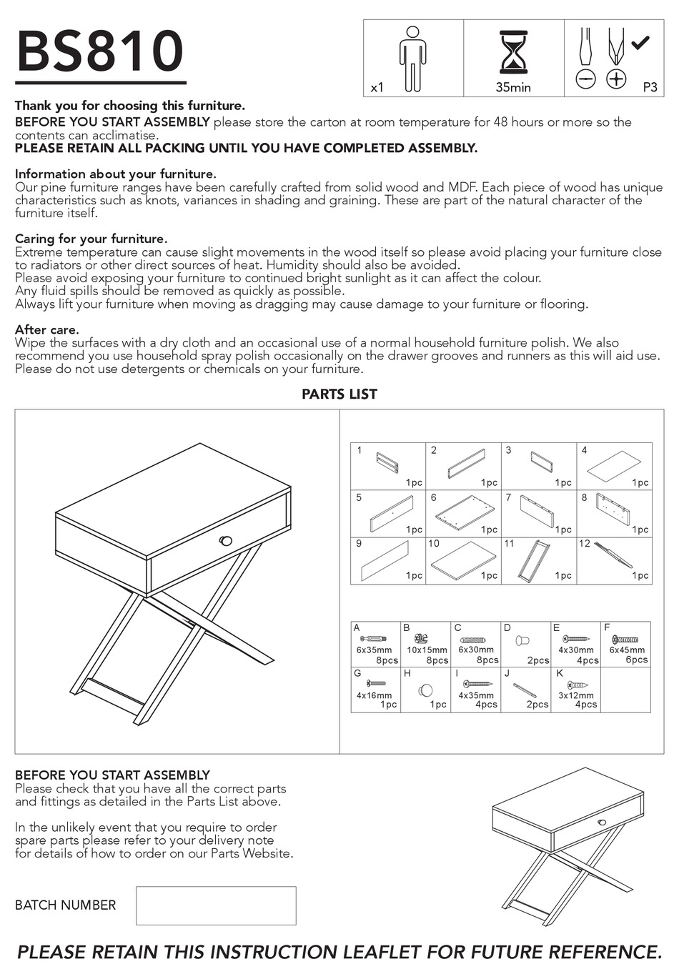 BIG FURNITURE WAREHOUSE BS810 QUICK START MANUAL Pdf Download ManualsLib