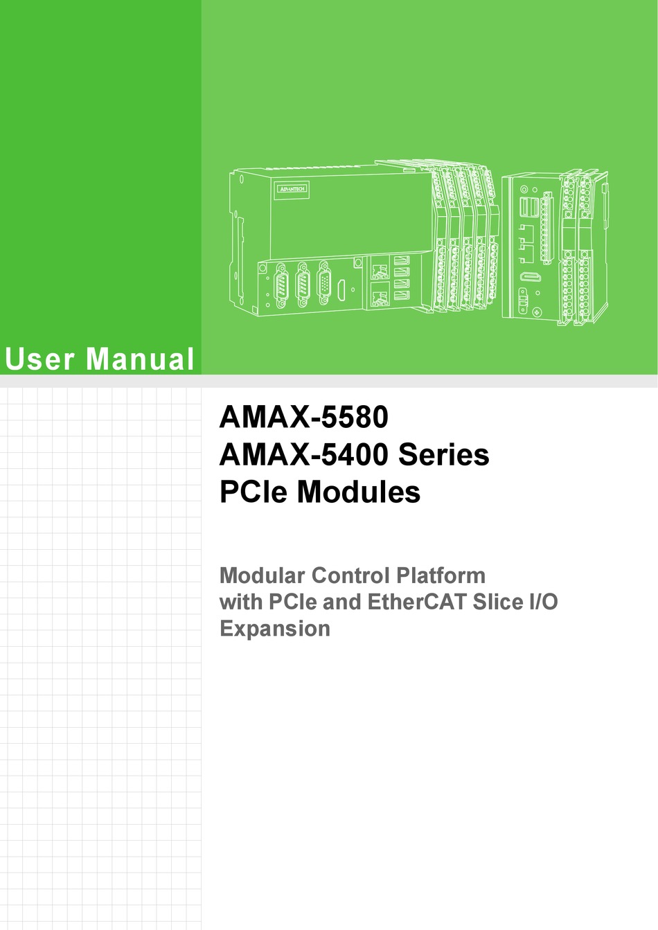 ADVANTECH AMAX-5400 SERIES USER MANUAL Pdf Download | ManualsLib