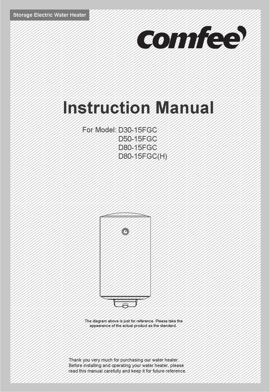COMFEE D3015FGC INSTRUCTIONS MANUAL Pdf Download ManualsLib