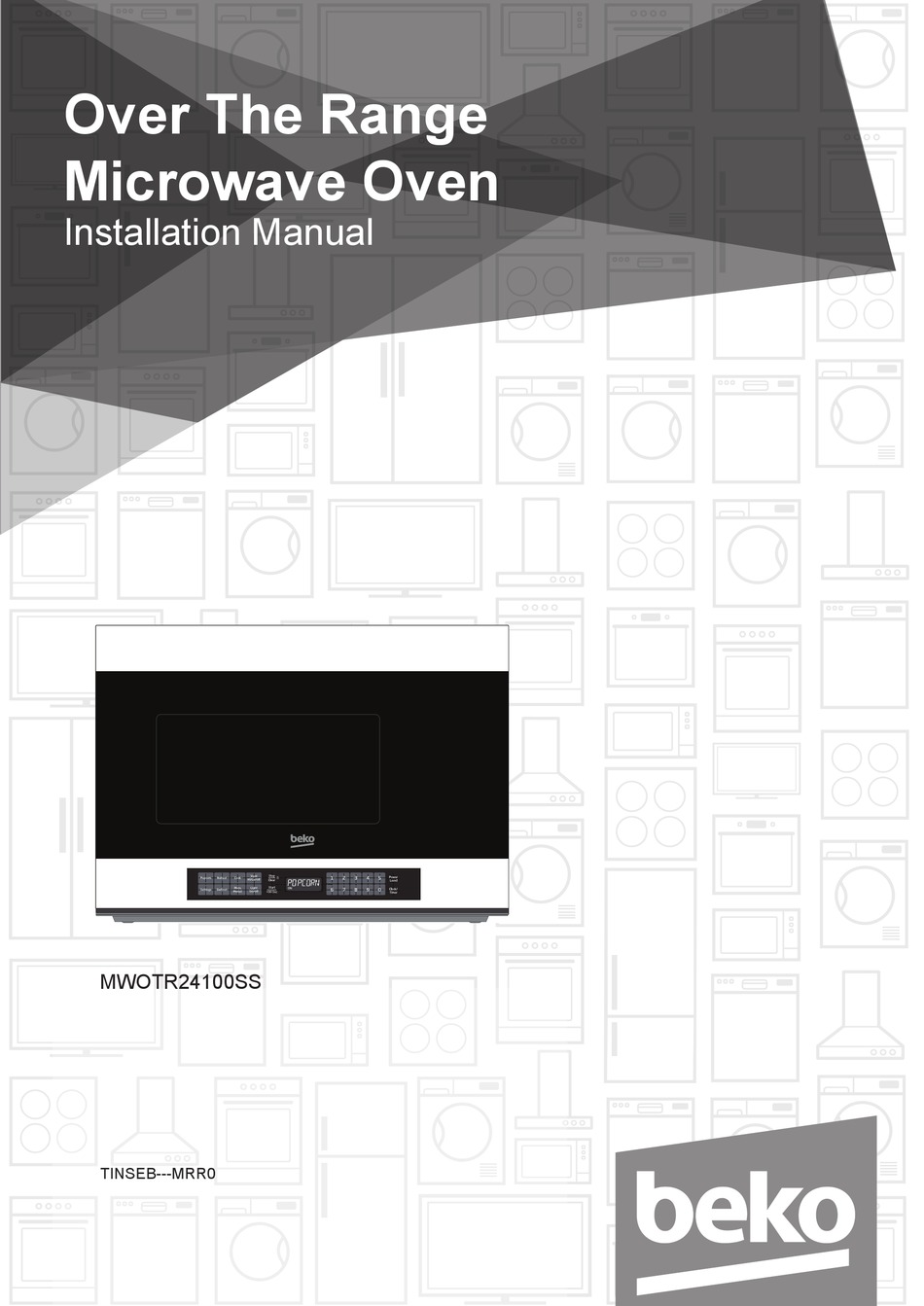 BEKO MWOTR24100SS INSTALLATION MANUAL Pdf Download ManualsLib