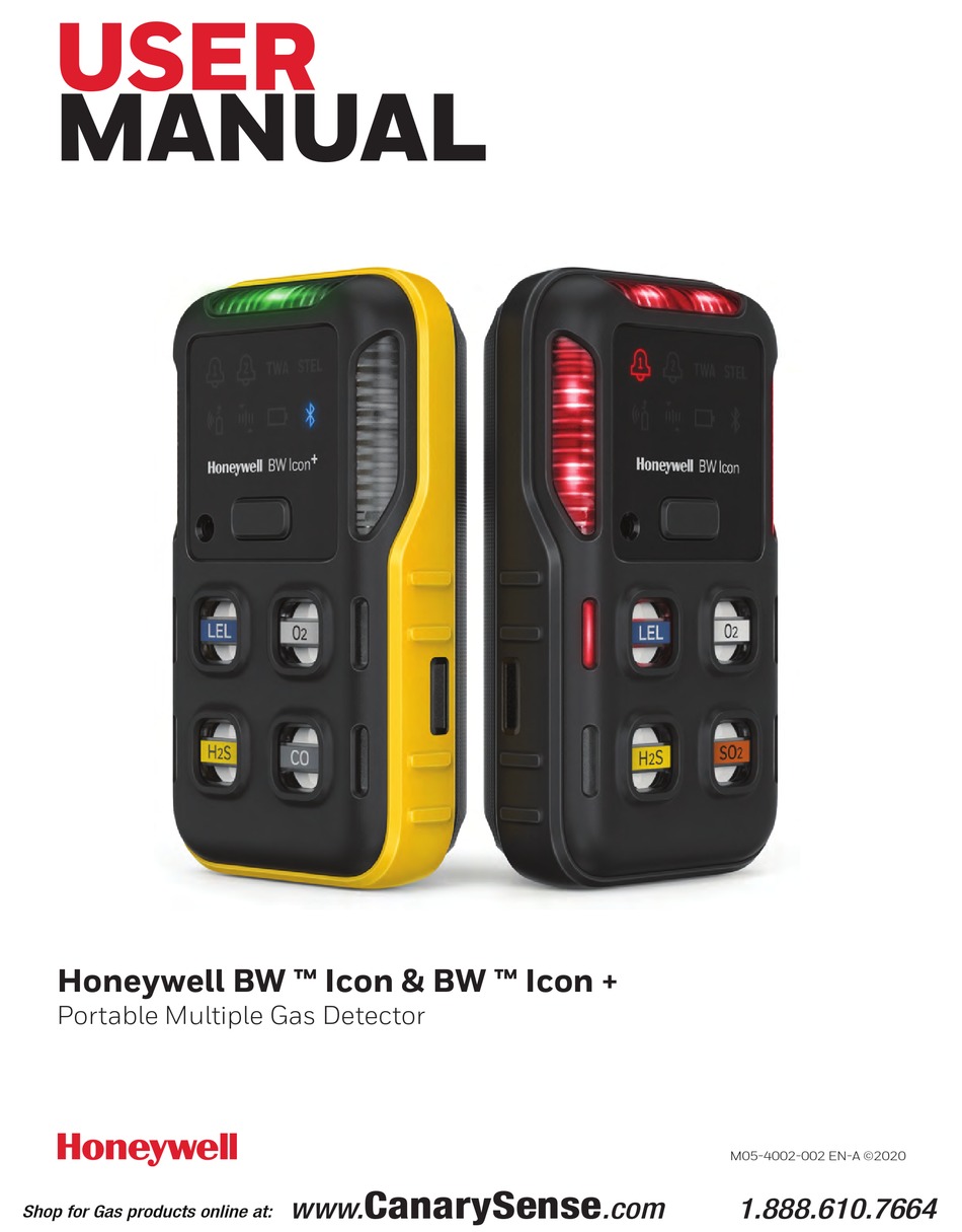 HONEYWELL BW ICON USER MANUAL Pdf Download ManualsLib
